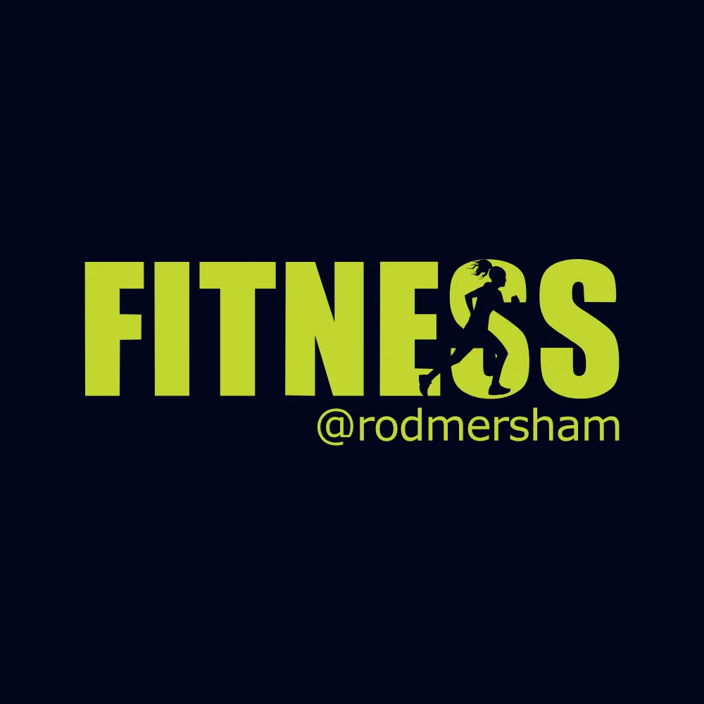 Fitness @rodmersham logo in green with a runner silhouette